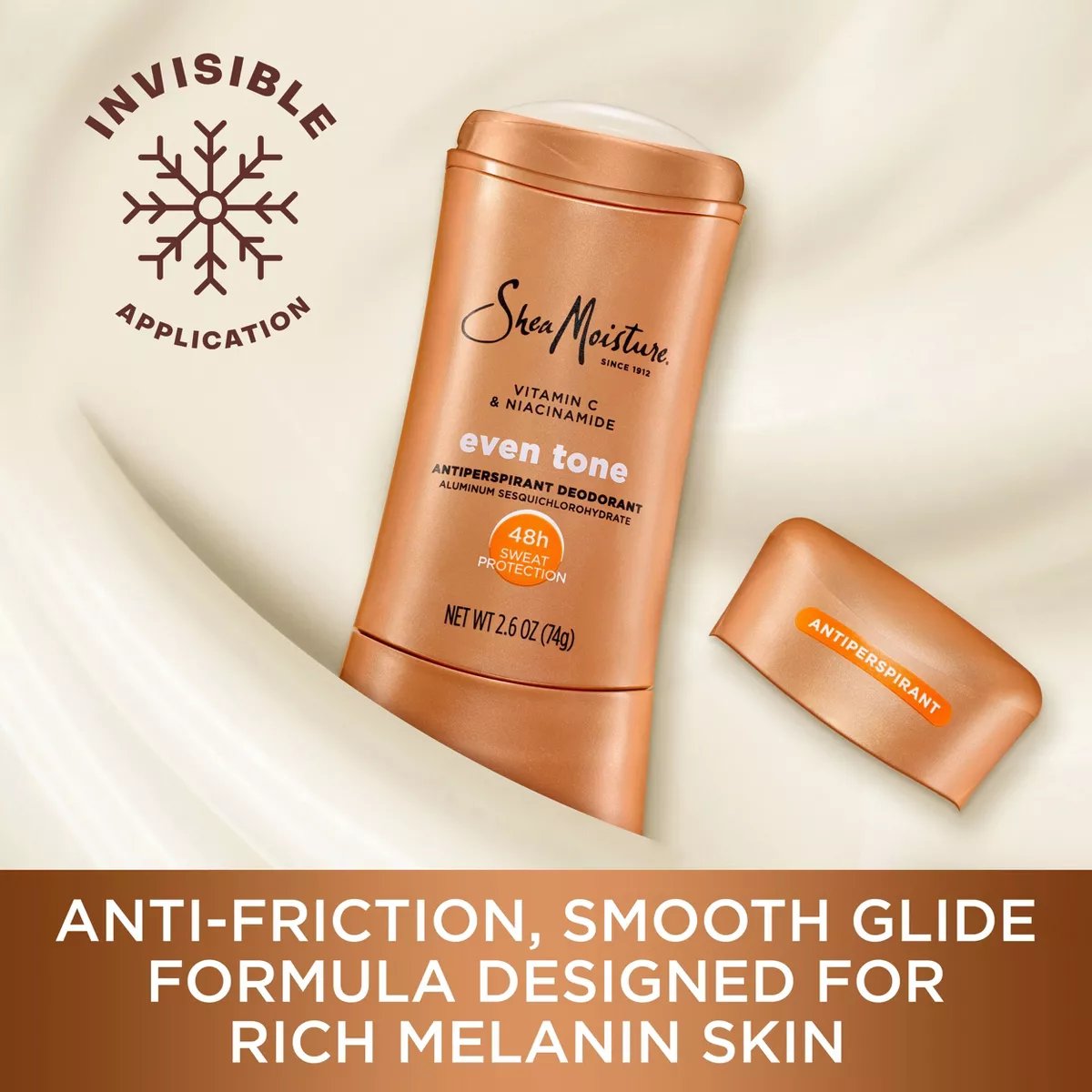 SheaMoisture Even Tone Antiperspirant Deodorant with Vitamin C & Niacinamide image 2