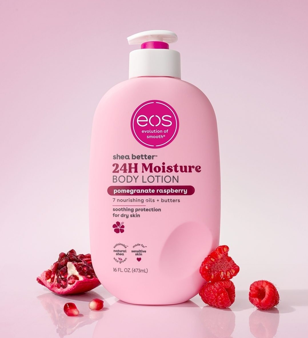 EOS BODY LOTION POMEGRANATE RASPBERRY image 0