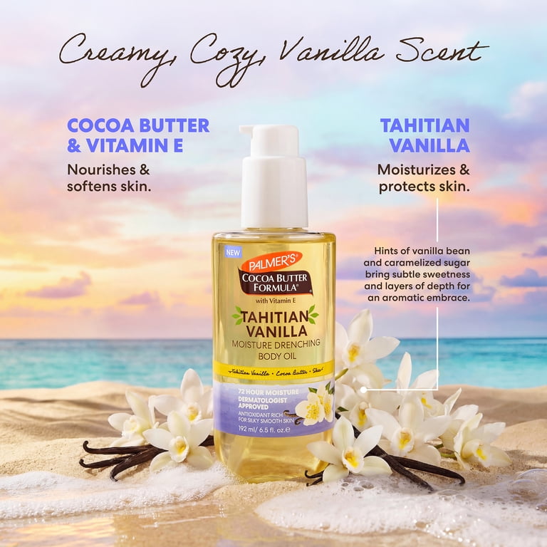 Palmer’s Cocoa Butter Formula Tahitian Vanilla Moisture Drenching Body Oil