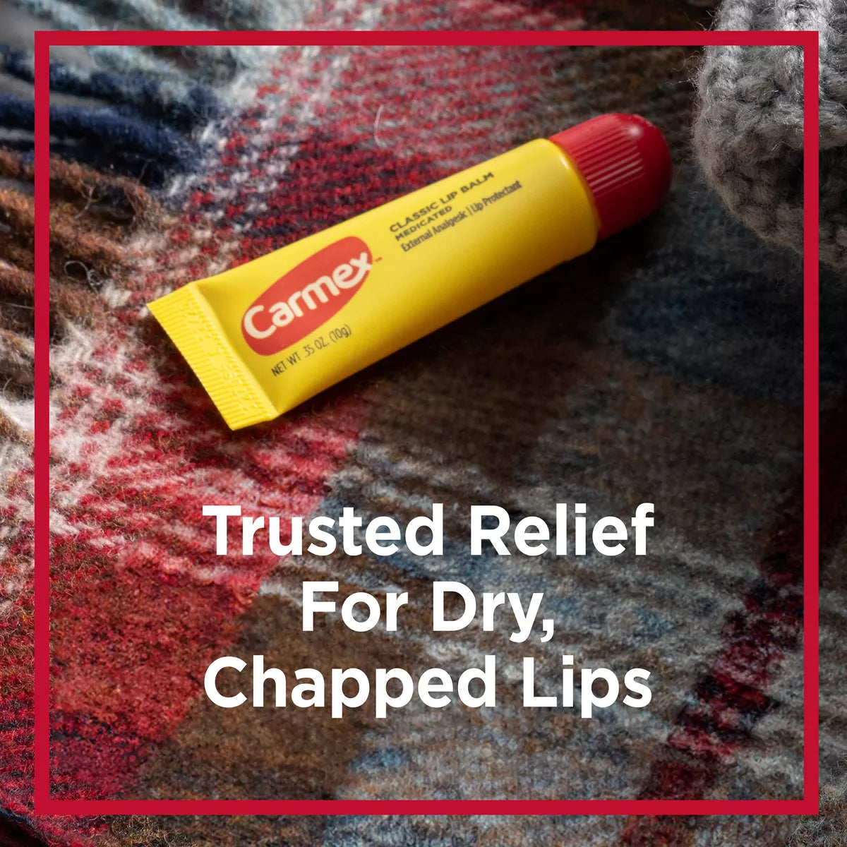 Carmex Classic Medicated Lip Balm tube
