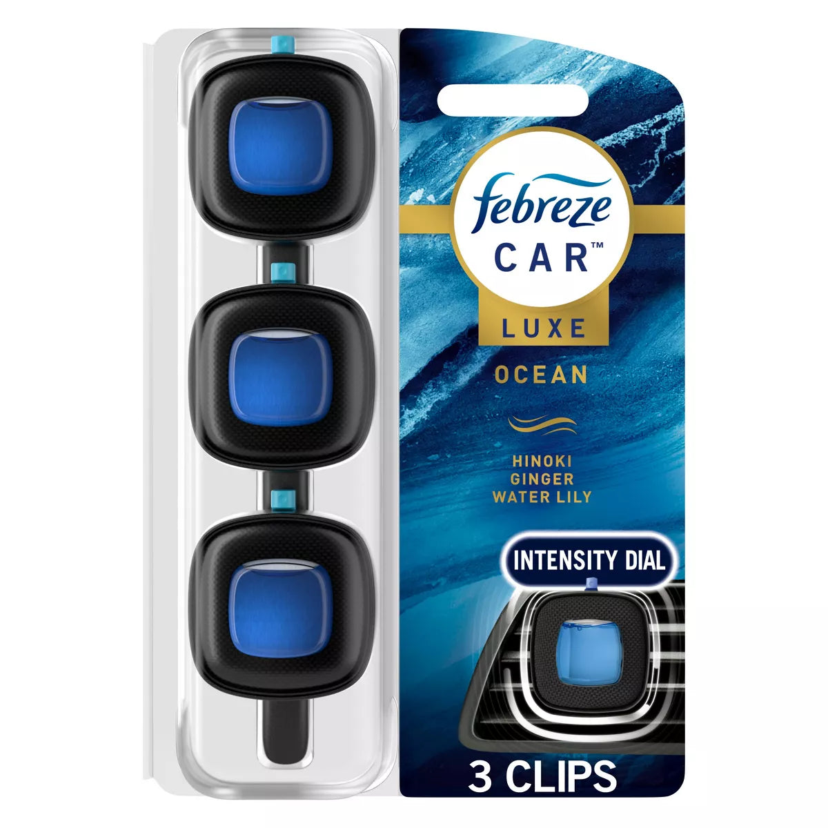 Febreze Car Vent Clips ā Luxe Ocean