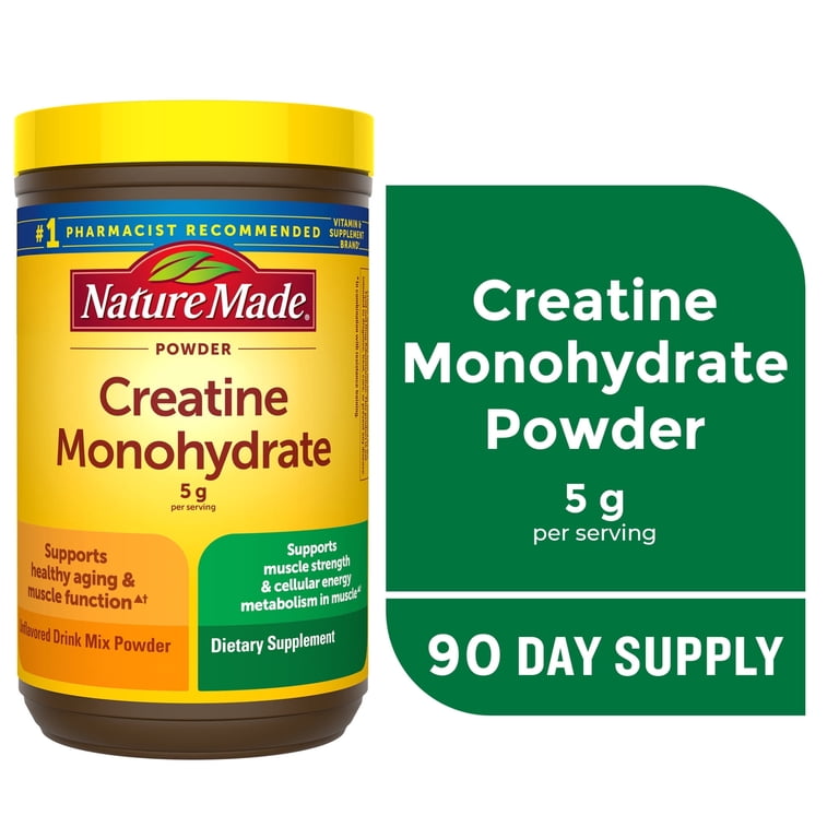 Nature Made Creatine Monohydrate Powder – 5g per Serving