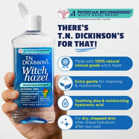 T.N. Dickinson's Witch Hazel Moisturising Astringent – Alcohol Free