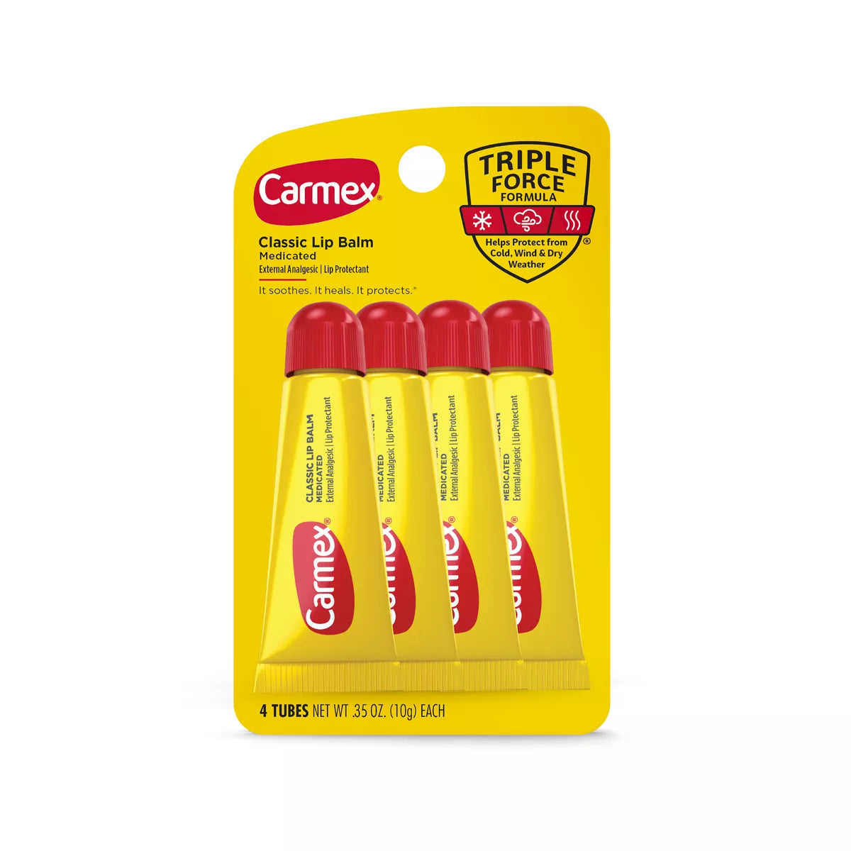 Carmex Classic Medicated Lip Balm tube