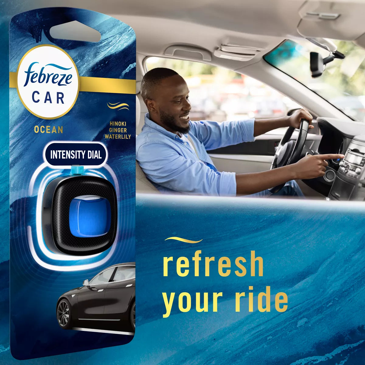 Febreze Car Vent Clips ā Luxe Ocean