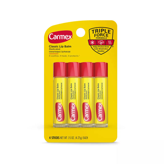Carmex Lip Balm stick 4-Pack