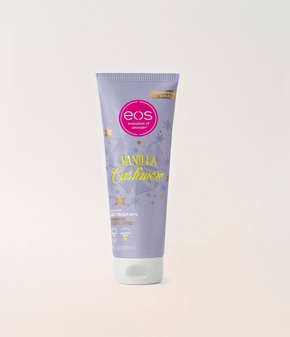 EOS Vanilla Cashmere Shimmer Body Lotion – Champagne Gold