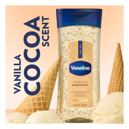Vaseline Vanilla Comfort Gel Oil