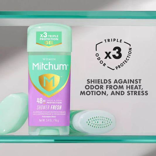 Mitchum Women Triple Protection Gel – Shower Fresh
