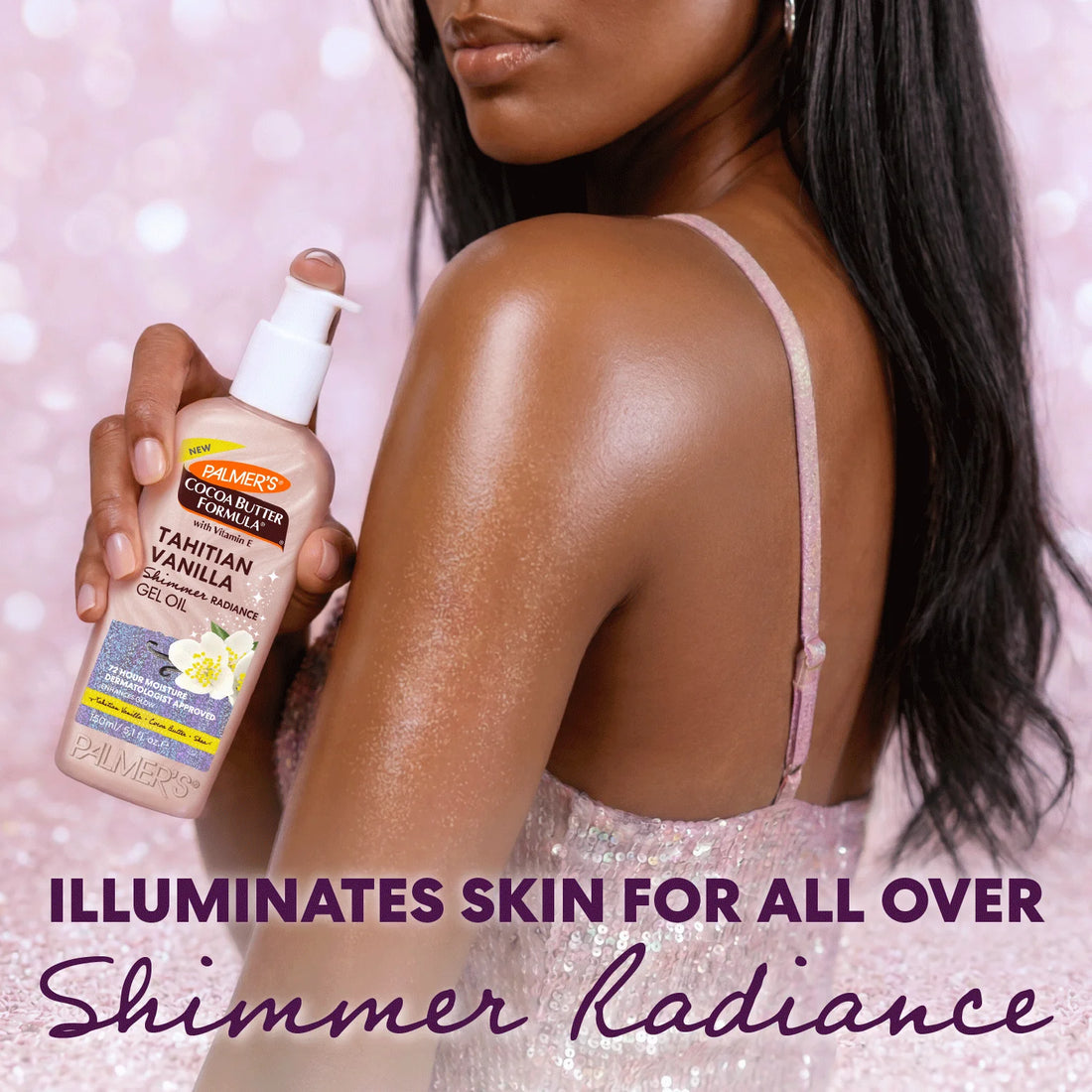 Palmer’s Cocoa Butter Formula Tahitian Vanilla Shimmer Radiance Gel Oil – 150ml