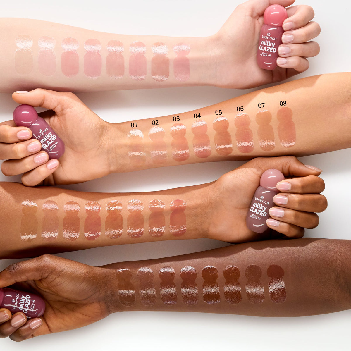 Essence Milky Glazed Glossy Lip Balm – 4ml