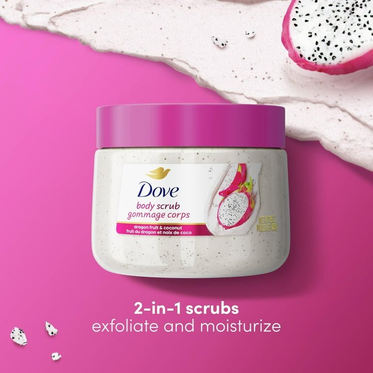 Dove Body ScrubDragon Fruit &amp; Coconut. image 1