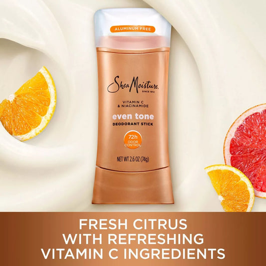 SheaMoisture Even Tone Aluminum-Free Deodorant Stick (with Vitamin C &amp; Niacinamide image 1