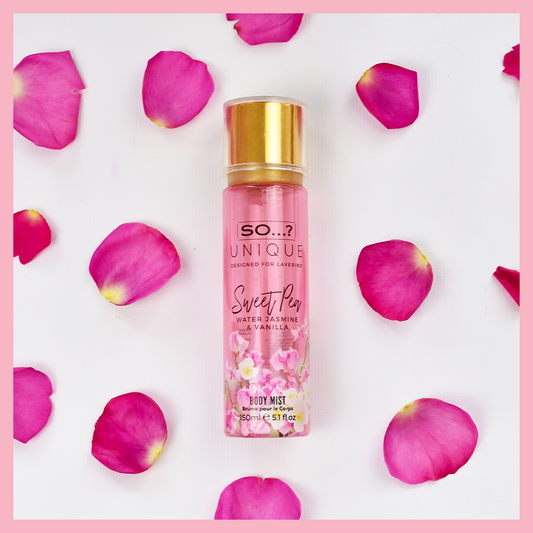 So…? Unique Sweet Pea Body Mist