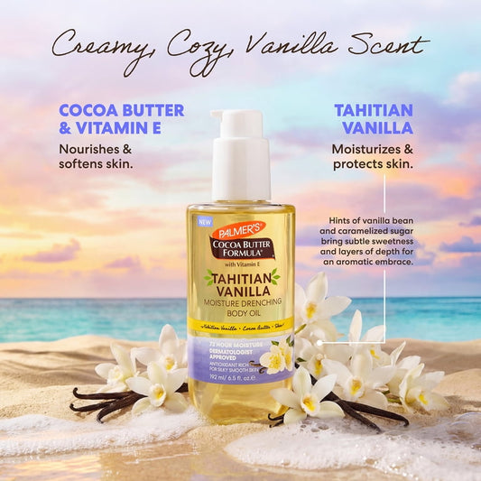 Palmer’s Cocoa Butter Formula Tahitian Vanilla Moisture Drenching Body Oil