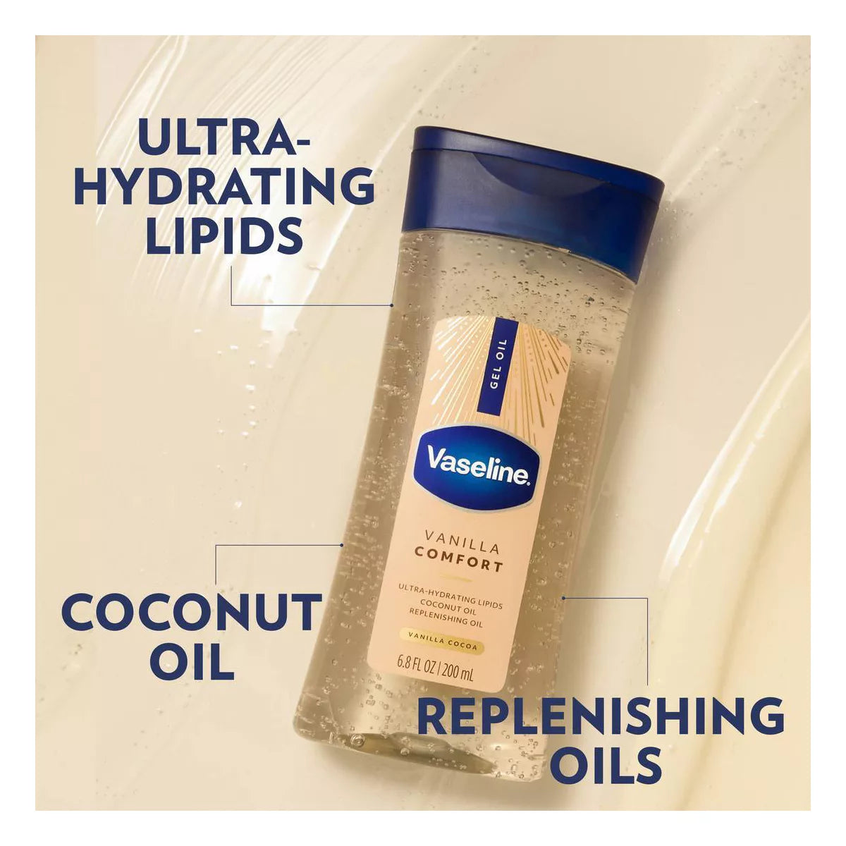 Vaseline Vanilla Comfort Gel Oil