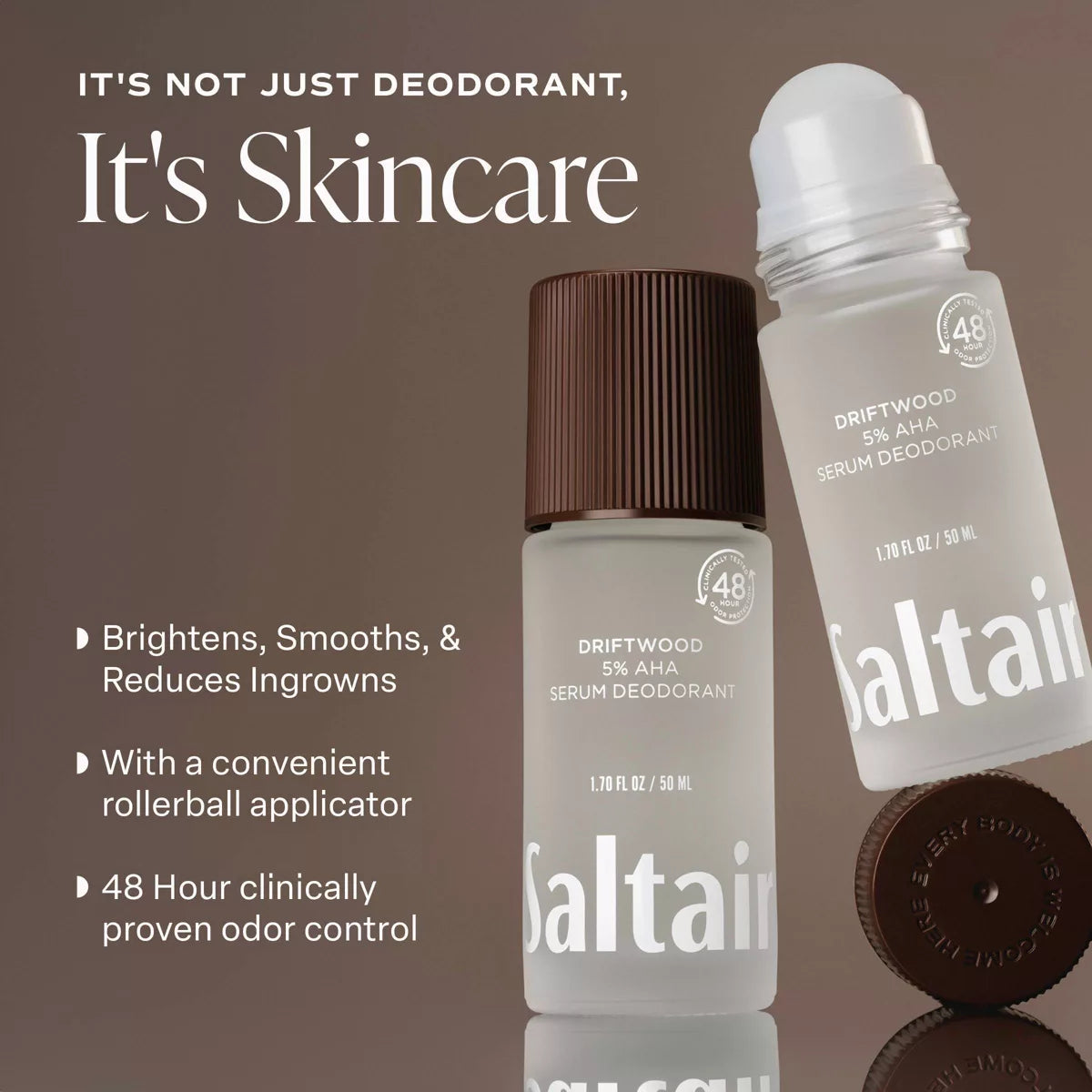 Saltair 5% AHA Serum Deodorant – 50ml
