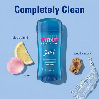 Secret 72HR Clear Gel Antiperspirant Deodorant