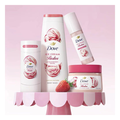 Dove Ice Cream Parlor Strawberry Swirl Body Care Bundle