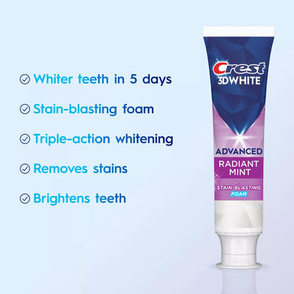 Crest 3D White Advanced Radiant Mint Toothpaste
