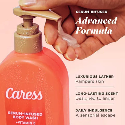 Caress Serum-Infused Body Wash + Vitamin C – Creamy Guava Nectar