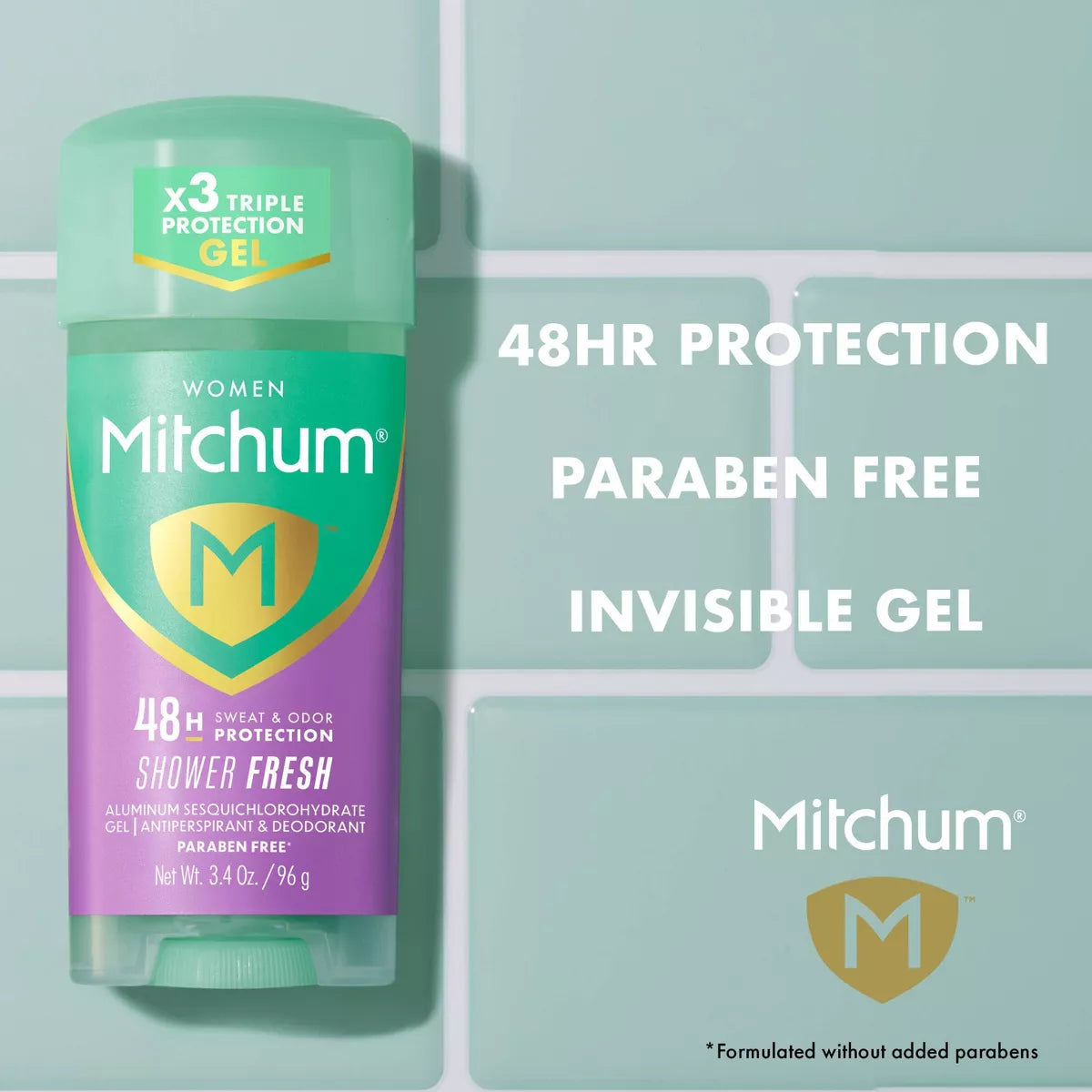 Mitchum Women Triple Protection Gel – Shower Fresh