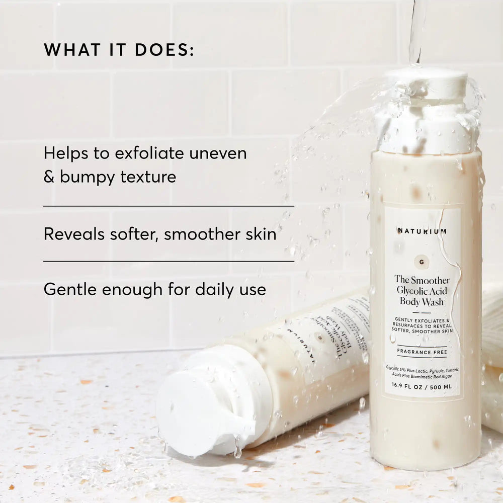 Naturium The Smoother Glycolic Acid Body Wash